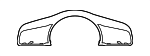 T2R24258 - Body: Steering Wheel Trim for Jaguar Image