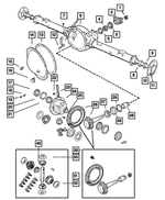 6028041 - Rear Axle: Pinion Yoke Nut for Mopar Image