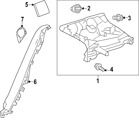 Interior Trim - Quarter Panels for 2025 Toyota GR Corolla #0