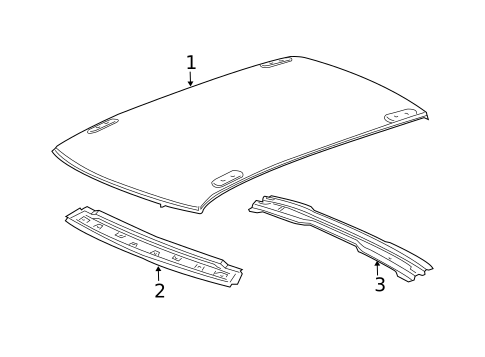 Roof & Components for 2009 Dodge Charger #0