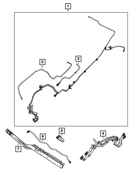 Fuel Lines for 2012 Jeep Liberty #1