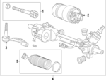 85635435 - Steering: Inner Tie Rod for Honda: Prologue Image
