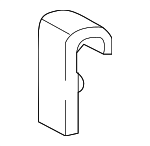 51477157715 - Body: Hook for BMW: 530e, 530e xDrive, 530i, 530i xDrive, 535i GT, 535i GT xDrive, 540d xDrive, 540i, 540i xDrive, 550i GT, 550i GT xDrive, 640i xDrive Gran Turismo, M5, M550i xDrive, X5, X6 Image