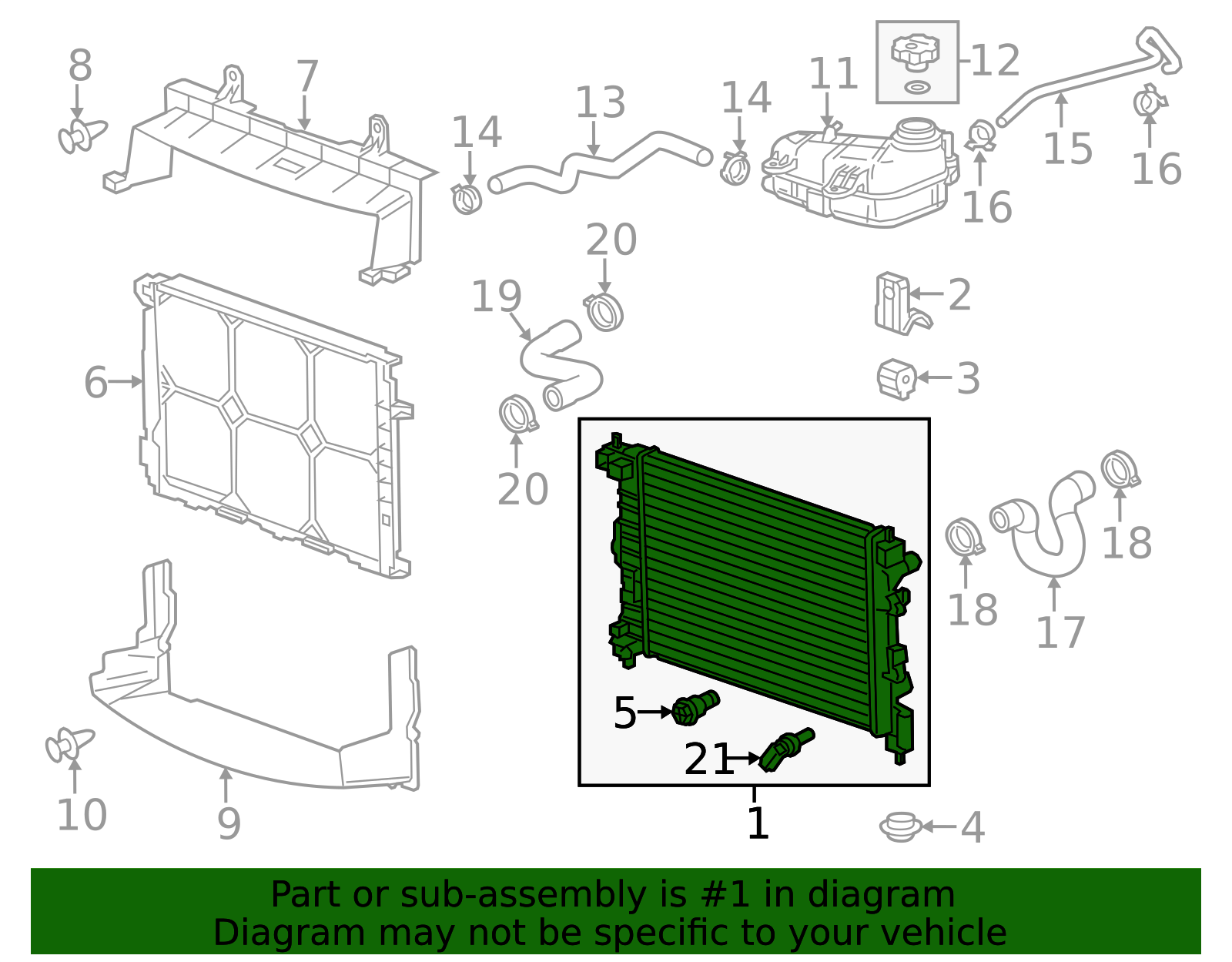 Radiator OEM Engine Cooling Core For GM AutoNation Parts radiator-oem-engine-cooling-core-for-gm-autonation-parts