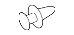 11589290 - Cooling System: Upper Baffle Clip for GM Image