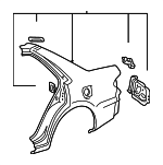 6160202906 - : Quarter Panel for Toyota Image
