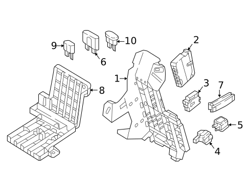 Fuse & Relay for 2024 Audi RS Q8 #0