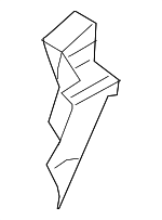 89350B1010 - Body: Seat Back Pad for Hyundai Image