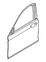 41517423699 - : Door Shell for BMW: 740e xDrive, 740i, 740i xDrive, 745e xDrive, 750i, 750i xDrive, M760i xDrive Image