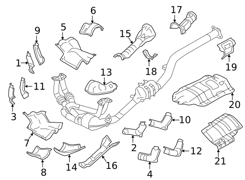 Heat Shields for 2018 Subaru Impreza #0