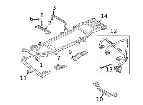 Frame & Components for 2003 Dodge Dakota #1