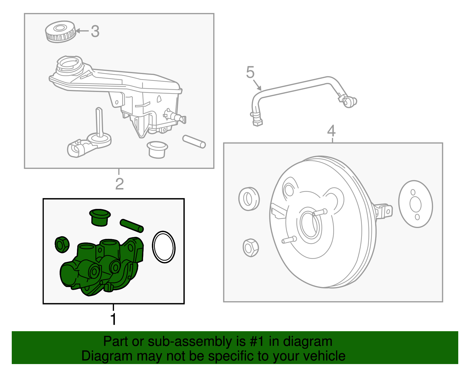 2016-2022 Chevrolet Spark Brake Master Cylinder 95375929