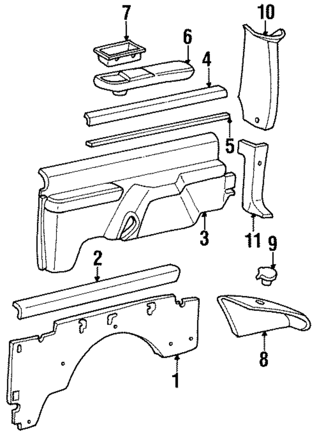 15673446 - Body: Seal Strip for GM Image