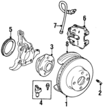 8602458 - Brakes: Caliper for Volvo: 850 Image
