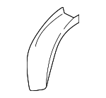 15058593 - Body: Outer Wheelhouse Front Extension for GM Image