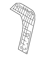 883902L5004W - Body: Seat Back Panel Trim Plate for Hyundai: Elantra Image