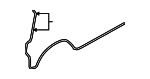989502B000 - Body: Washer Hose for Hyundai: Santa Fe Image