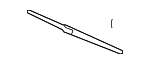 2BH09AK014R - Body: Wiper Blade for Hyundai: Accent, Santa Fe, Tucson Image