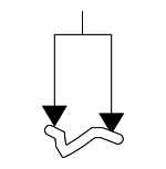 9894027200 - Body: Grommet for Hyundai: Santa Fe, Tiburon, Tucson Image