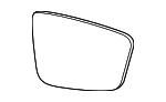 51165A24394 - Body: Mirror Glass for BMW Image