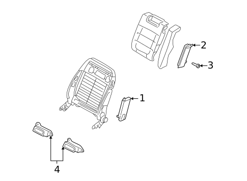 Air Bag Components for 2000 Audi A6 Quattro #3