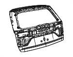 68362258AH - Body: Lift Gate for Mopar Image