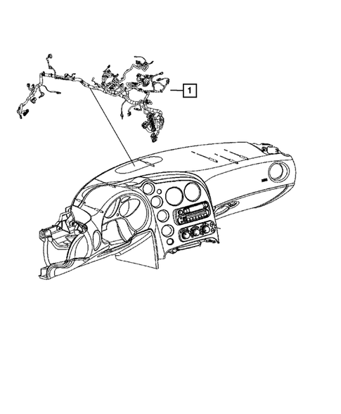 Wiring-Instrument Panel for 2008 Dodge Viper #0