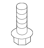 N91265201 - Body: Floor Pan Heat Shield Bolt for Audi Image