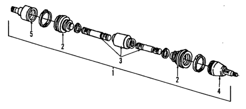 Axle Shafts & Joints for 1993 Ford Tempo #0