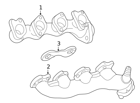 Exhaust Manifold for 2004 Ford Excursion #0