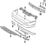 10068912 - Body: Cover for Pontiac: Fiero Image