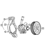 52059899AE - : Power Steering With Pulley Pump Assembly for Jeep: Wrangler Image