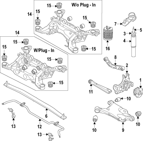 Rear Suspension for 2019 Volvo XC90 #5