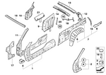 41217127390 - Bodywork: Wheel Arch Outer Rear Right for BMW Image