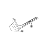 6LF341A6AD - : Scuff Plate, Right for Mopar Image