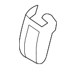 89663S9100WK - Body: Ft End Track Cover for Kia Image