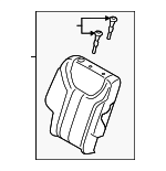 89400S9720XNA - Body: Seat Back Assembly for Kia Image