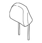 88700S8020WCG - Body: Headrest for Hyundai: Palisade Image