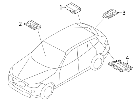 Keyless Entry Components for 2014 BMW X1 #0