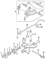 8971044650 - : Steering Knuckle for Honda: Passport Image