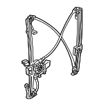 LR006372 - : 2002-2005 Land-Rover Window Regulator for Land Rover: Freelander Image