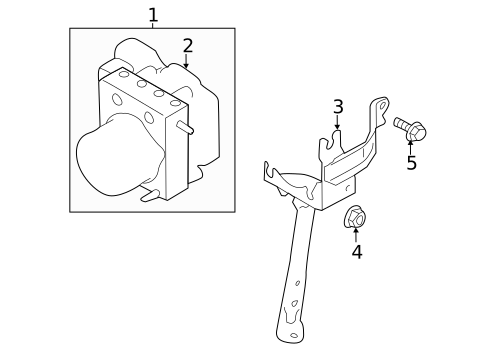 ABS Components for 2014 Subaru XV Crosstrek #0