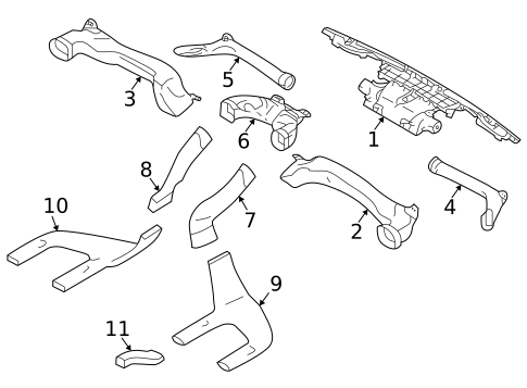 Ducts for 2024 Subaru Impreza #0