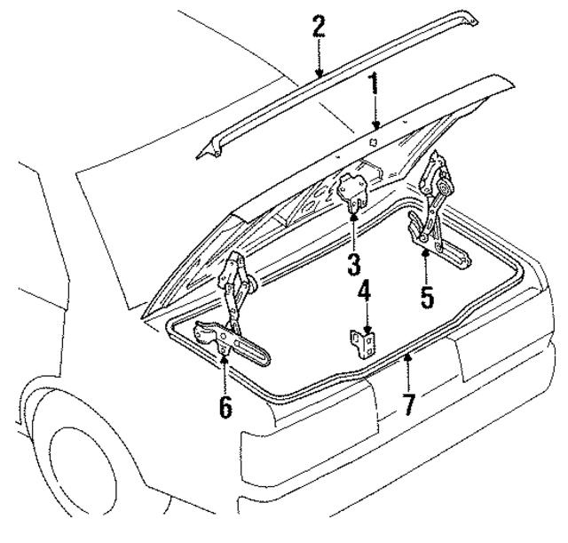 8430009A01 - : Lid for Nissan: Sentra Image