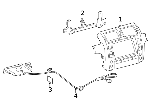 Navigation System Components for 2020 Lexus GX460 #0