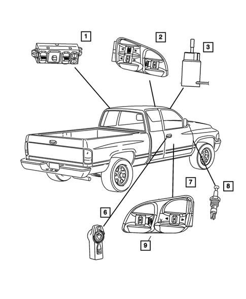 Switches for 2001 Dodge Ram 2500 #2