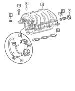 5102950AA - 3.2L Gas; Engine: Cap for Chrysler: Crossfire Image