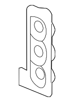 64116933925 - HVAC: Pipe Assembly Grommet for BMW: 525i, 525xi, 528i, 528i xDrive, 528xi, 530i, 530xi, 535i, 535i xDrive, 535xi, 545i, 550i, 645Ci, 650i, M5, M6 Image