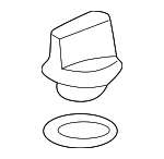 1218021021 - Engine: Filler Cap for Scion: xA, xB | Toyota: Avalon, Celica, Corolla, Echo, Matrix, MR2 Spyder, Prius, RAV4, Tacoma, Yaris Image