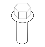 7149110670 - Body: Bumper Cover Bolt for BMW Image